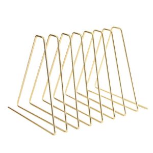 Compressible Metallic Desktop File Organizer - Gold - 80 Pack